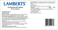 Lamberts Co-Enzyme Q10 100 60 veg. Kapseln