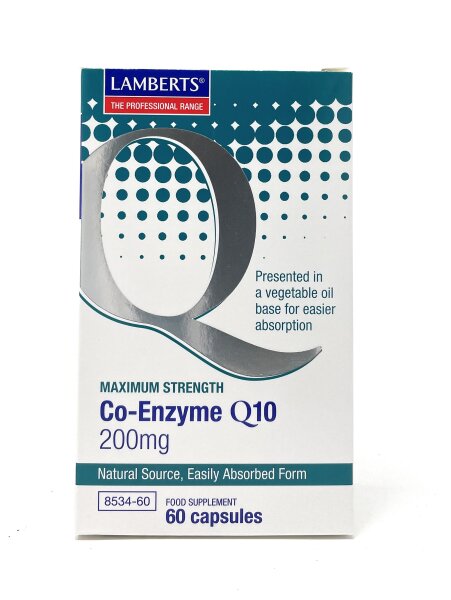 Lamberts Healthcare Ltd. Co-Enzyme Q10 200 mg 60 veg. Kapseln (vegan)