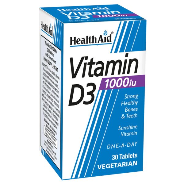 HealthAid Vitamin D3 1000iu 30 Tabletten