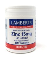 Lamberts Zinc [Zink] 15mg (as Citrate) 180 Tabletten
