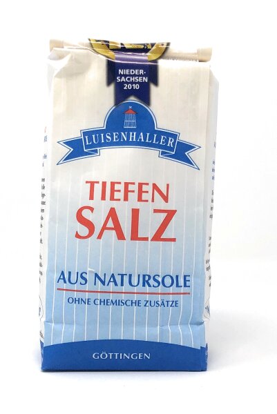 Saline Luisenhall Luisenhaller® Tiefensalz Feinstreu 1-3,15mm 500g