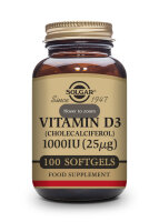 Solgar Vitamin D 25mcg (1000 IU) 100 Softgels
