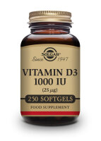 Solgar Vitamin D 25mcg (1000 IU) 250 Softgels