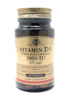 Solgar Vitamin D3 1000 IU (25mcg) 90 Tabletten