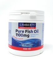 Lamberts Pure Fish Oil (Fischöl) 1100mg 180 Softgels