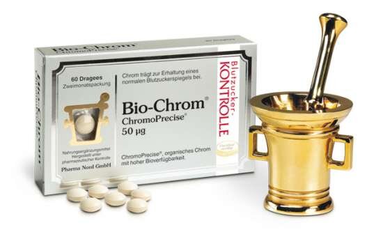 PharmaNord Bio*-Chrom® 50mcg ChromoPrecise® 60 Drageees
