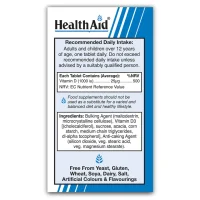 HealthAid Vitamin D3 1000iu 120 Tabletten