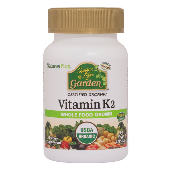 Natures Plus Source of Life Garden Bio Vitamin K2 120mcg 60 Vcaps (vegan) (48,5g)