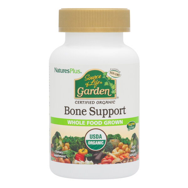 Natures Plus Source of Life Garden Bone Support 120 veg. Kapseln (vegan, BIO)