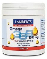 Lamberts Omega 3,6,9 plus Vitamin D3 5mcg 120 Kapseln