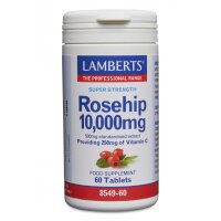Lamberts Healthcare Rosehip (Hagebutte) 10.000mg (liefert 250mg Vitamin C) 60 Tabletten
