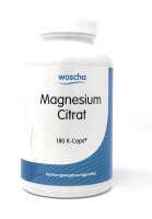 woscha Magnesium Citrat 180 Embo-Caps (181g) (vegan)