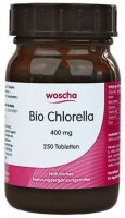 woscha Spirulina + Chlorella 250 Tabletten (100g) (vegan)