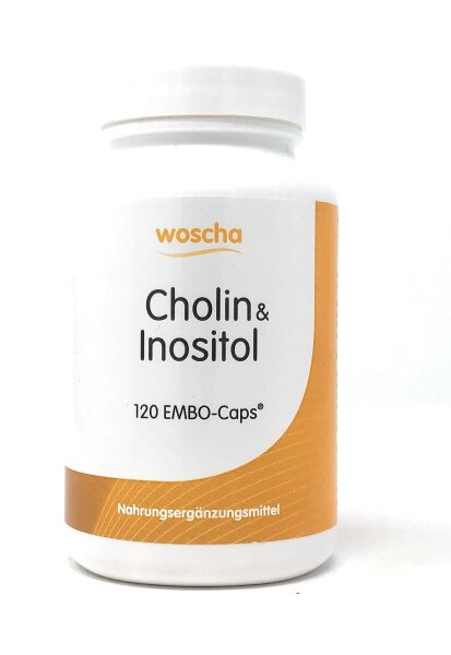 woscha Cholin & Inositol 120 Embo-CAPS® (118g) (vegan)